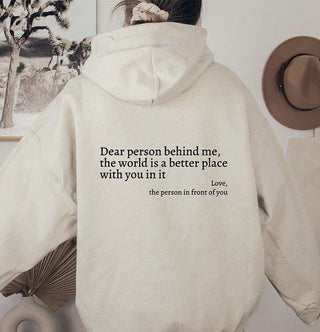 YAE | Unisex Hoodie med inspirerande citat
