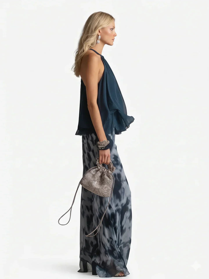 Felicia | Elegant tvådelad chiffongset