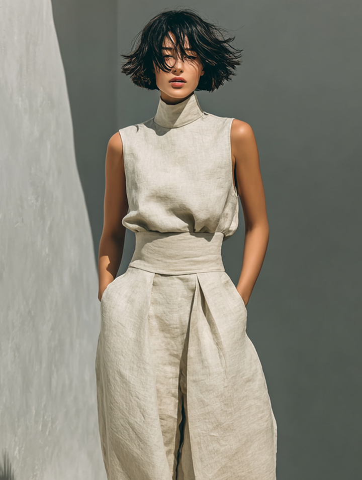 Julia | Komplett set med topp &amp; vida byxor