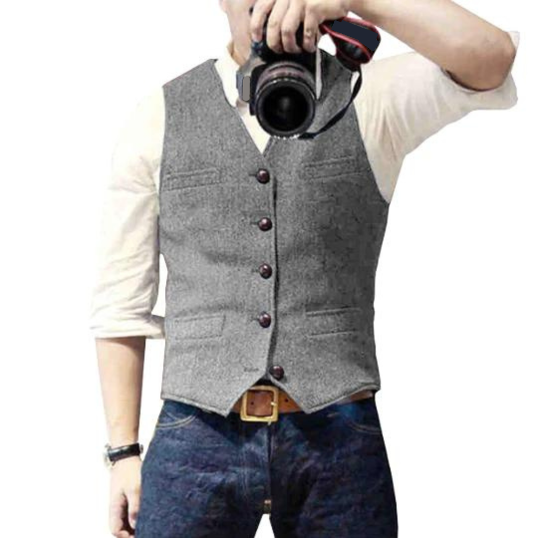 Jeremy | Väst med stilren design