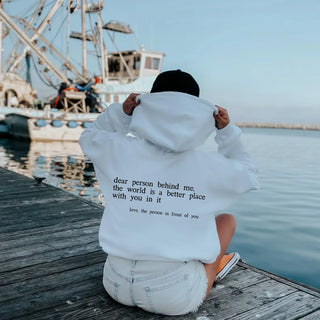 YAE | Unisex Hoodie med inspirerande citat