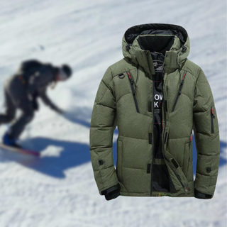Mark | Vadderad jacka med luva