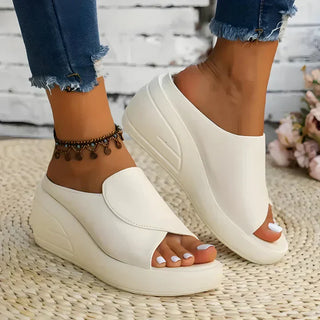 Eliza | Ortopediska Slip-on Wedge Sandaler