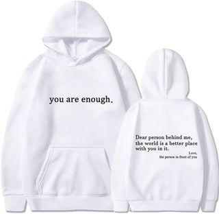 YAE | Unisex Hoodie med inspirerande citat