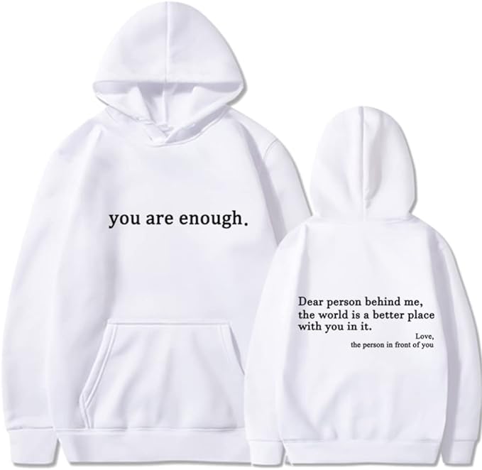 YAE | Unisex Hoodie med inspirerande citat