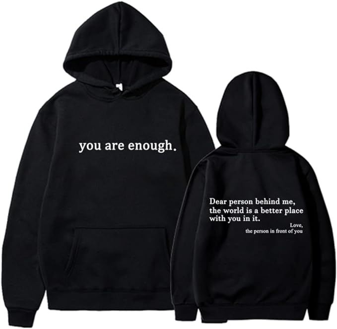 YAE | Unisex Hoodie med inspirerande citat