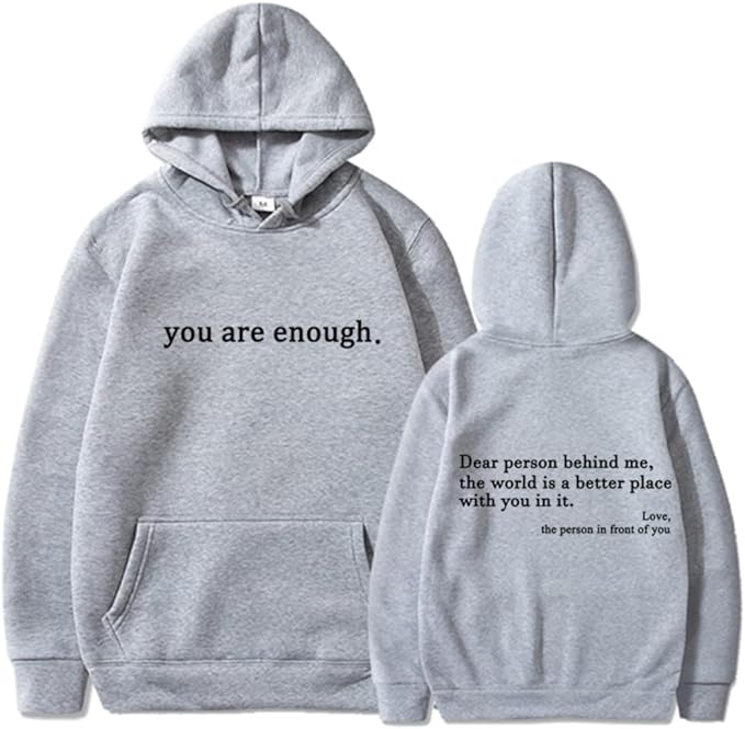YAE | Unisex Hoodie med inspirerande citat