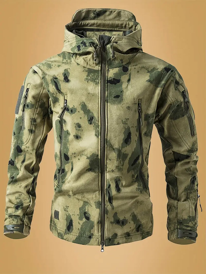 Jeffrey | Army-Pullover med Hög Krage