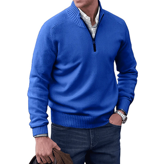 Tim | Högkrage-Pullover med dragkedja