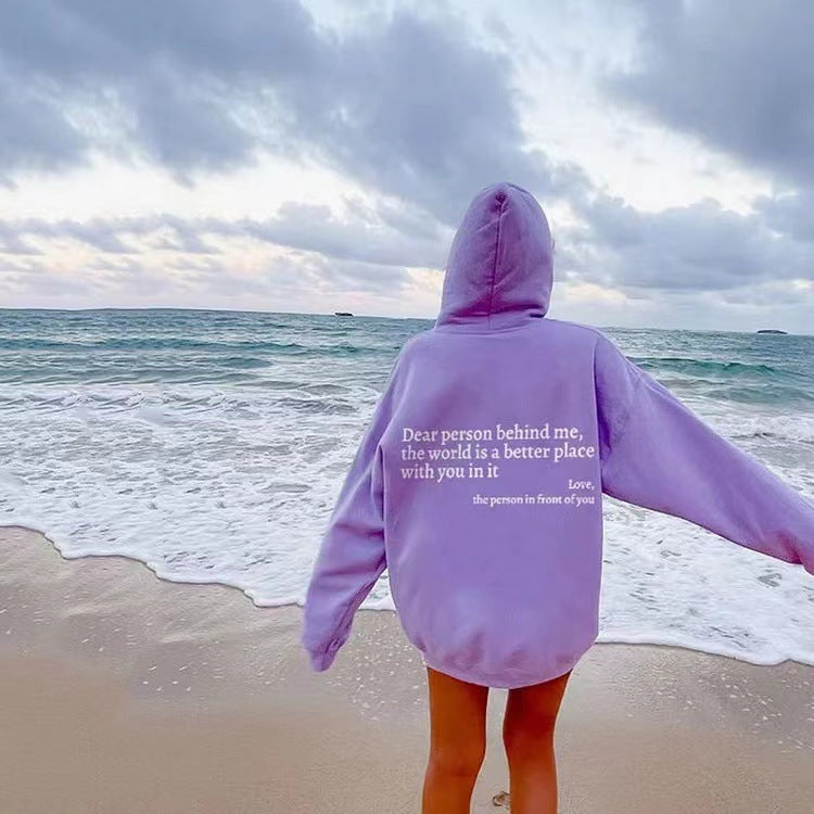 YAE | Unisex Hoodie med inspirerande citat