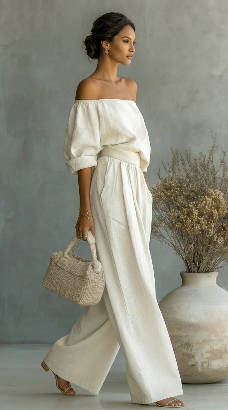 Arabella | Elegant Off Shoulder-Jumpsuit
