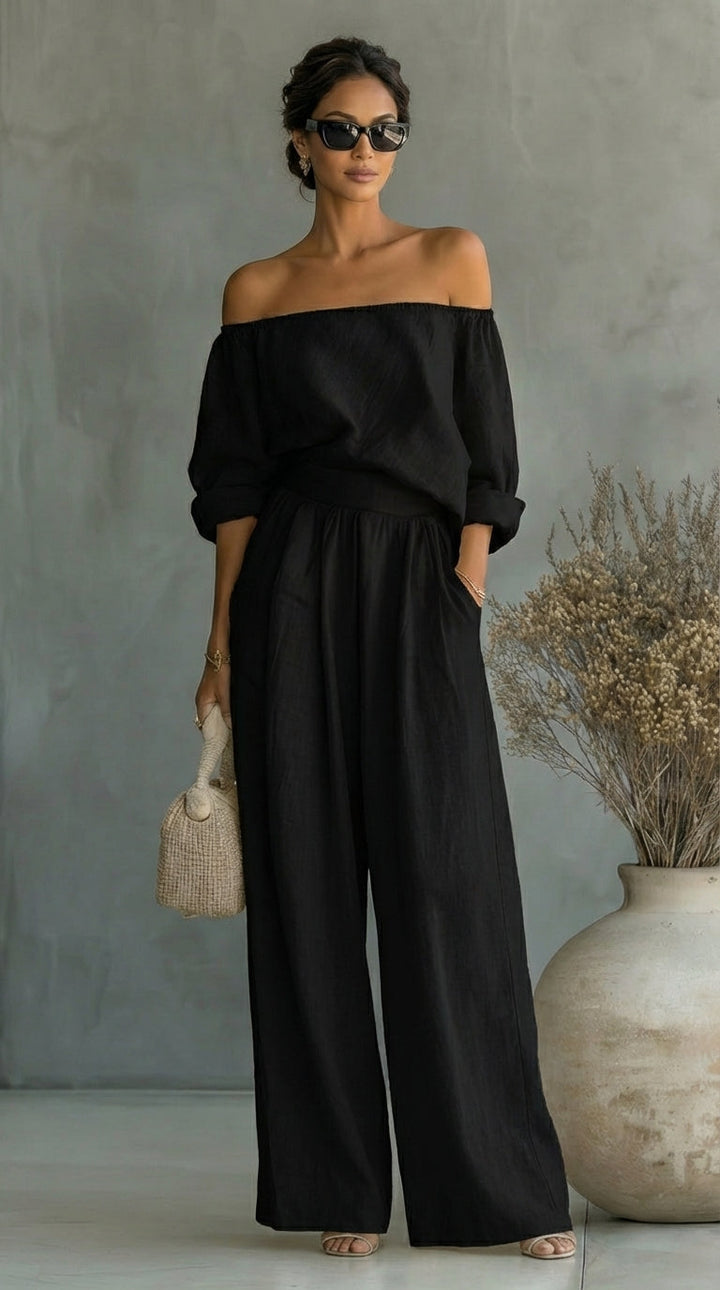 Arabella | Elegant Off Shoulder-Jumpsuit