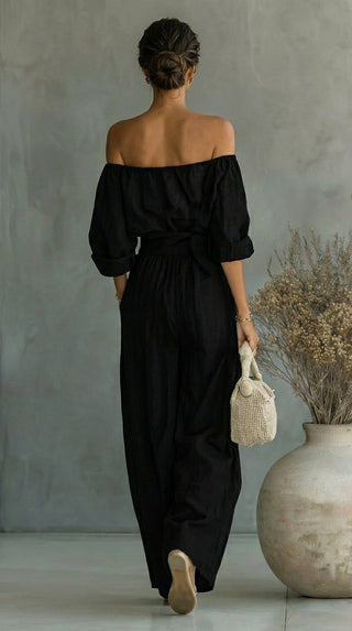Arabella | Elegant Off Shoulder-Jumpsuit