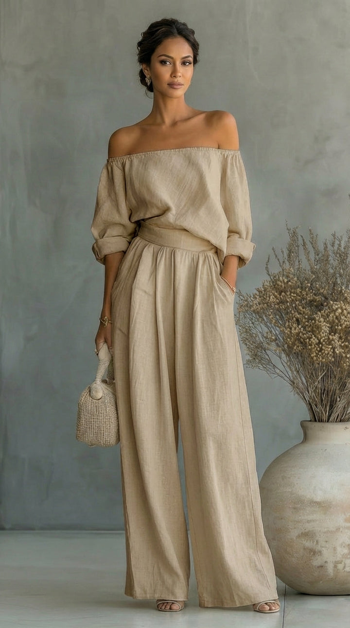 Arabella | Elegant Off Shoulder-Jumpsuit
