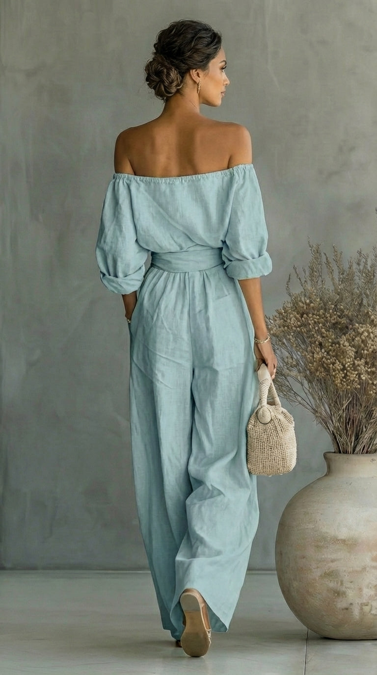 Arabella | Elegant Off Shoulder-Jumpsuit