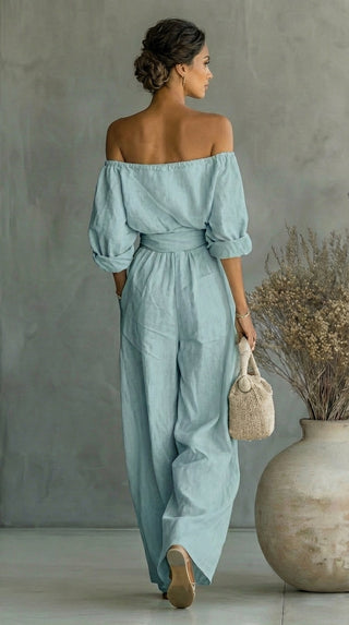 Arabella | Elegant Off Shoulder-Jumpsuit