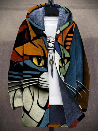 Liam | Retro Hoodie med 3D-tryck