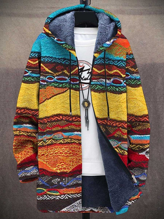 Liam | Retro Hoodie med 3D-tryck
