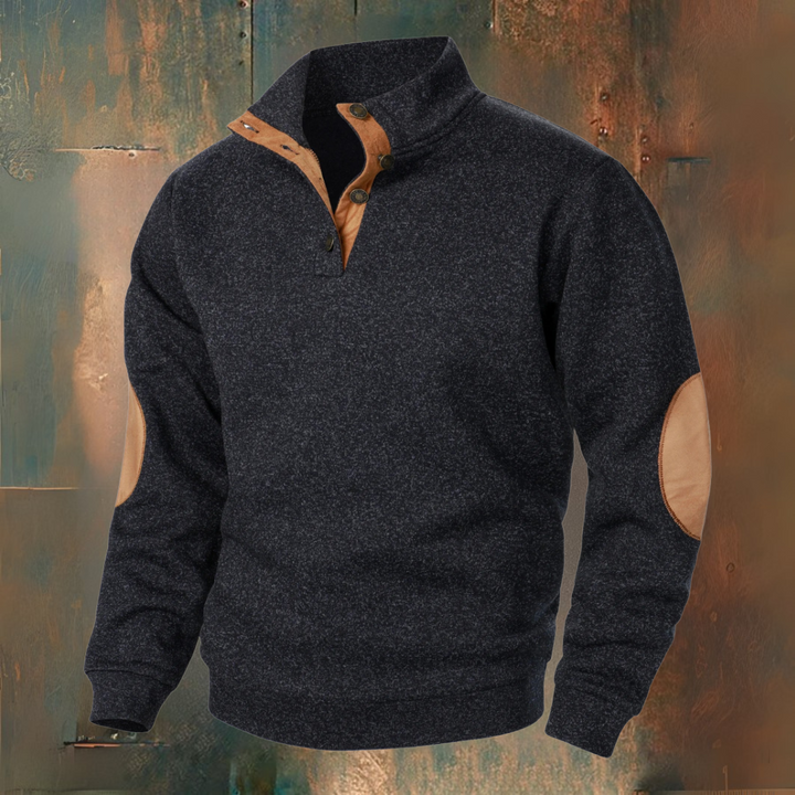 Martin | Henley-pullover med hög krage