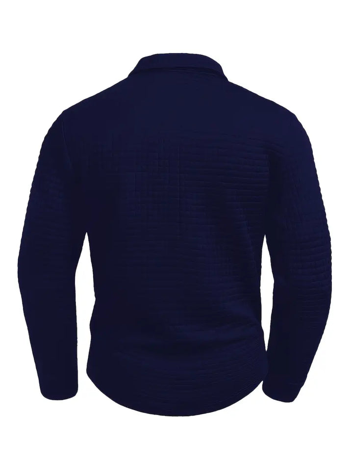 Desmond | Waffel-Polo med Ärmficka