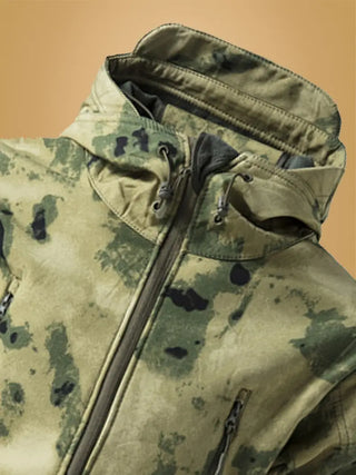 Jeffrey | Army-Pullover med Hög Krage