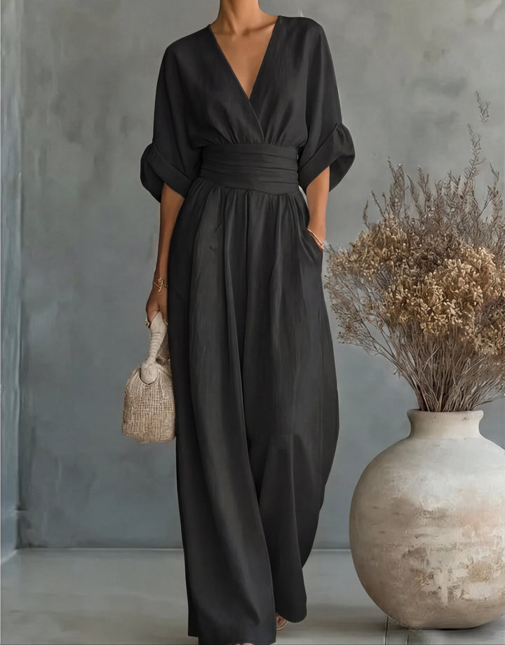 Chiara | Lång Jumpsuit med Tryck