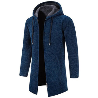 Damion | Slim Fit Lång jacka med huva