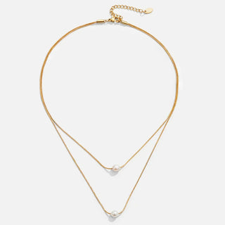 Sofistikerad Lagerpärlans Halsband